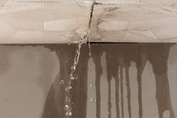 Professional Flood Damage Cleanup technician working in Germantown, NY